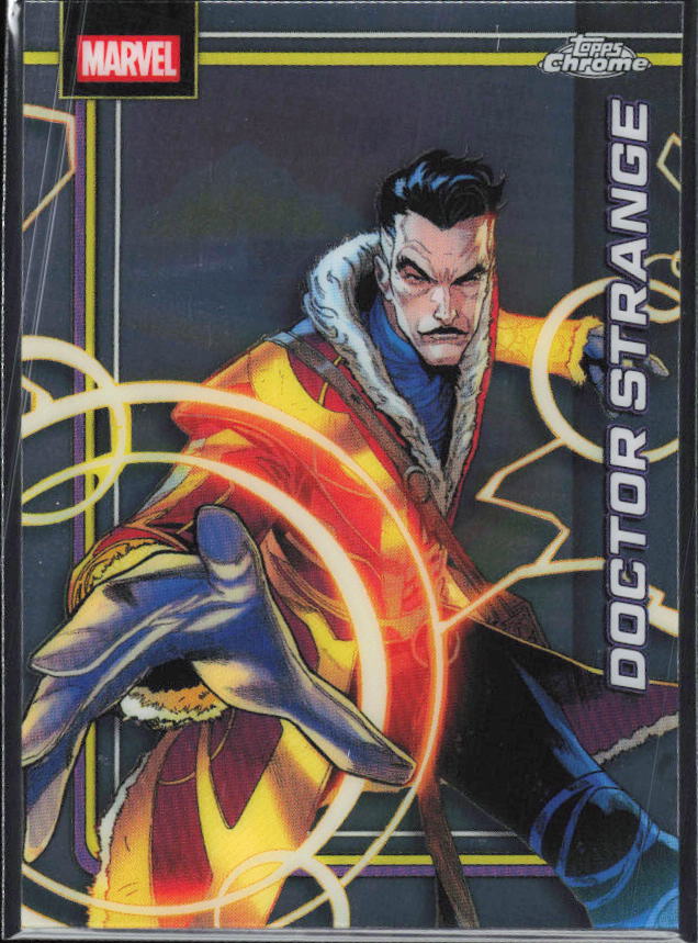 2026 Topps Chrome Marvel Comics #111 Doctor Strange framsida
