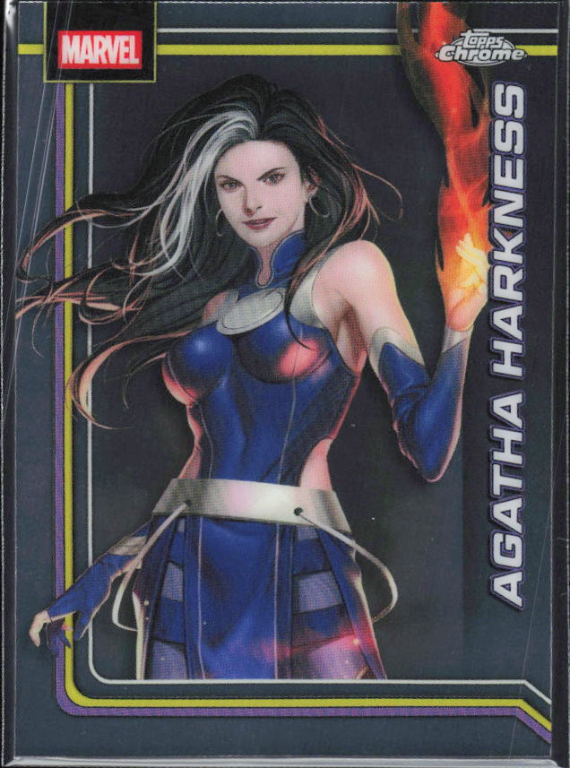 2026 Topps Chrome Marvel Comics #3 Agatha Harkness framsida