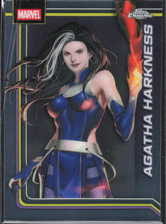 2026 Topps Chrome Marvel Comics #3 Agatha Harkness framsida