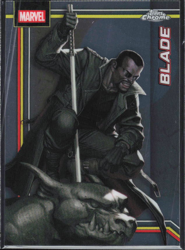 2026 Topps Chrome Marvel Comics #17 Blade framsida