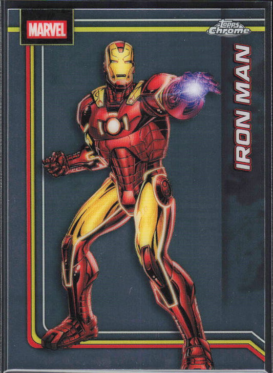 2026 Topps Chrome Marvel Comics #57 Iron Man framsida