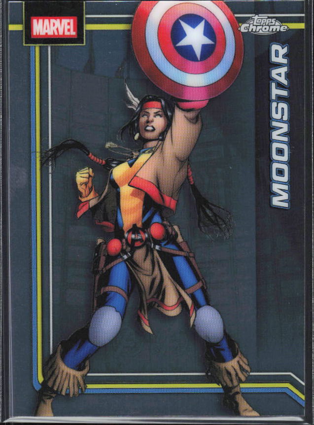 2026 Topps Chrome Marvel Comics #82 Moonstar framsida