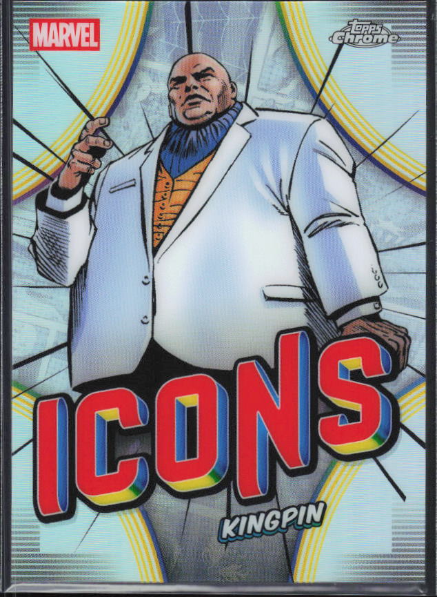 2026 Topps Chrome Marvel Comics #MI-10 Kingpin – Marvel Icons framsida