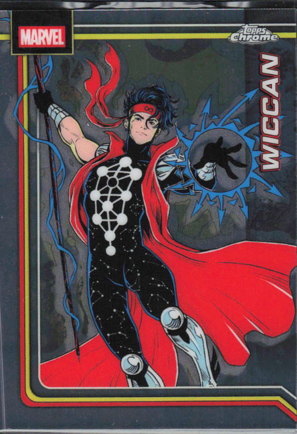 2026 Topps Chrome Marvel Comics #198 Wiccan framsida
