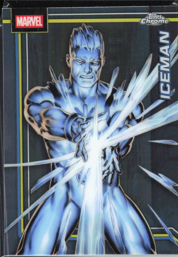 2026 Topps Chrome Marvel Comics #52 Iceman framsida