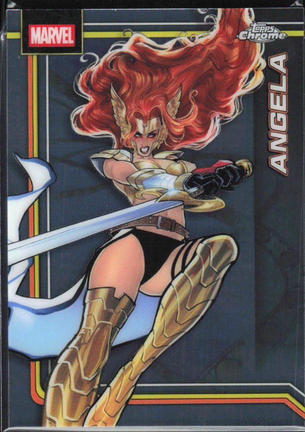 2026 Topps Chrome Marvel Comics #101 Angela framsida