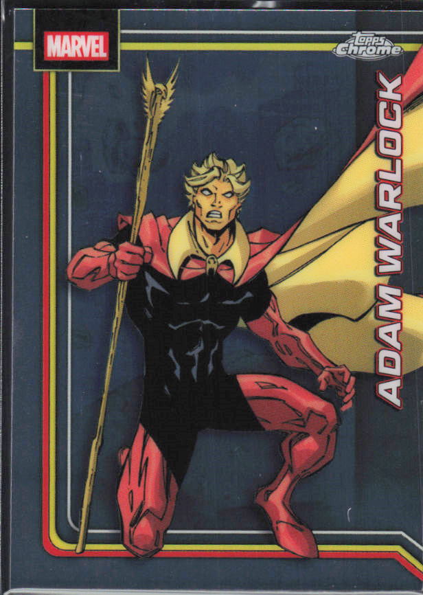 2026 Topps Chrome Marvel Comics #2 Adam Warlock framsida