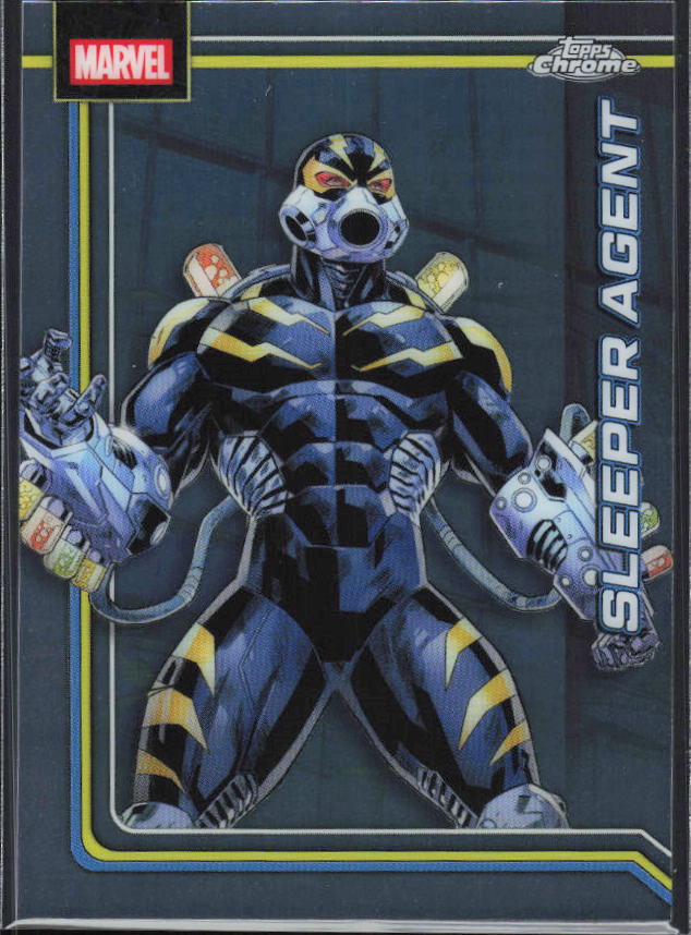 2026 Topps Chrome Marvel Comics #100 Sleeper Agent framsida