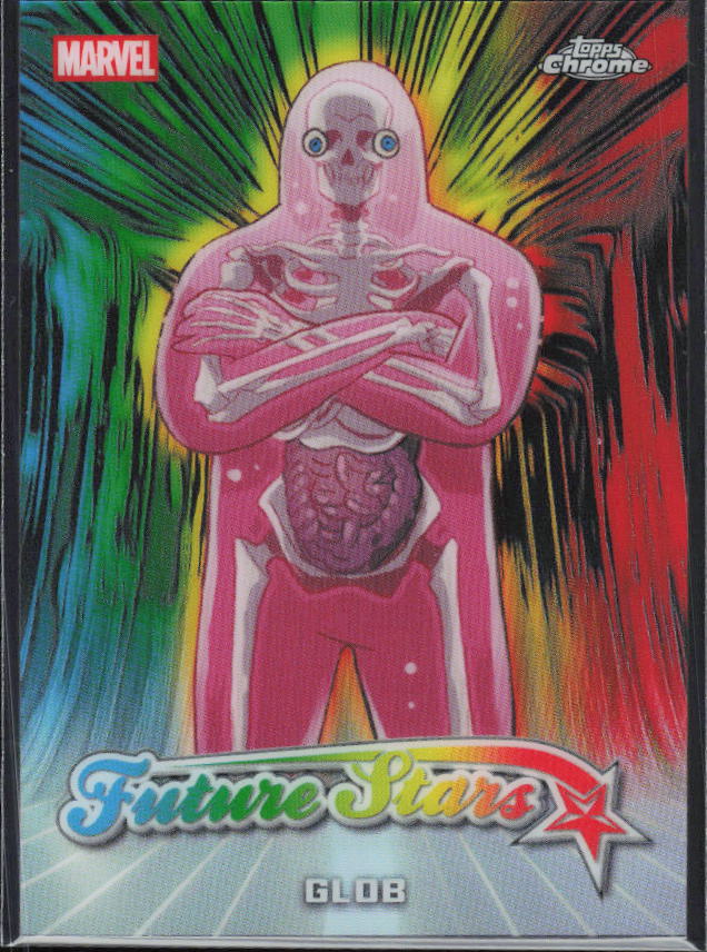 2026 Topps Chrome Marvel Comics #FS-04 Glob – Future Stars framsida