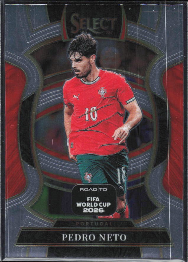 Pedro Neto – 2025-26 Panini Select Road to FIFA World Cup #51 Terrace – framsida
