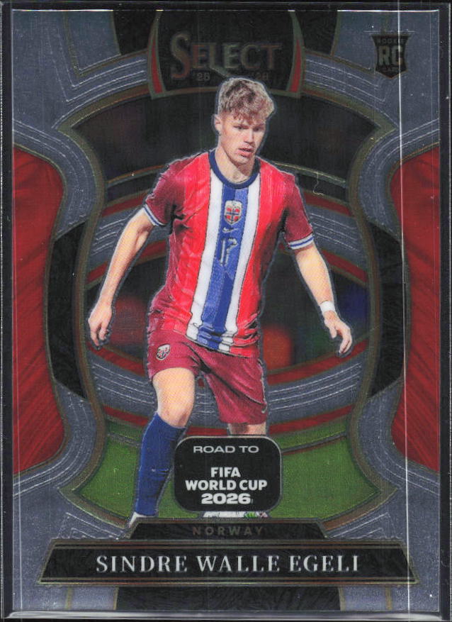 Sindre Walle Egeli – 2025-26 Panini Select Road to FIFA World Cup #10 Terrace – framsida