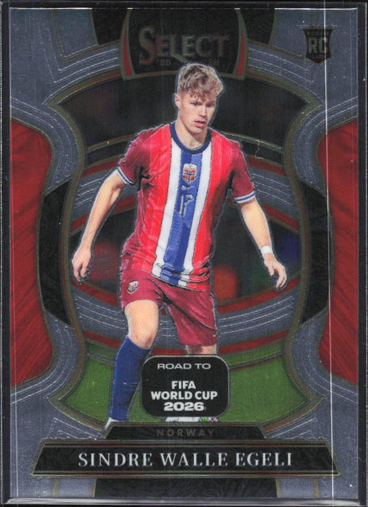 Sindre Walle Egeli – 2025-26 Panini Select Road to FIFA World Cup #10 Terrace – framsida