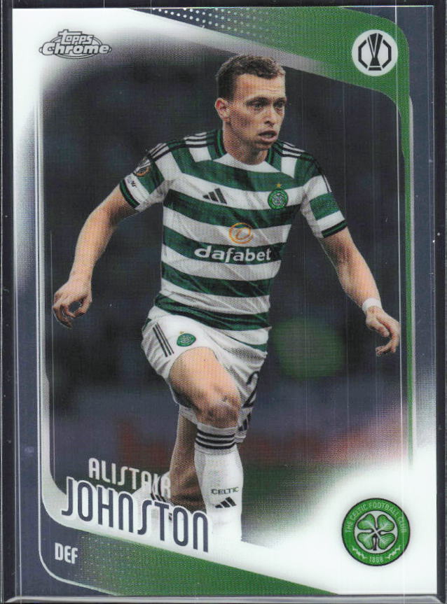 Alistair Johnston – 2025-26 Topps Chrome UEFA Club Competitions #148 – framsida