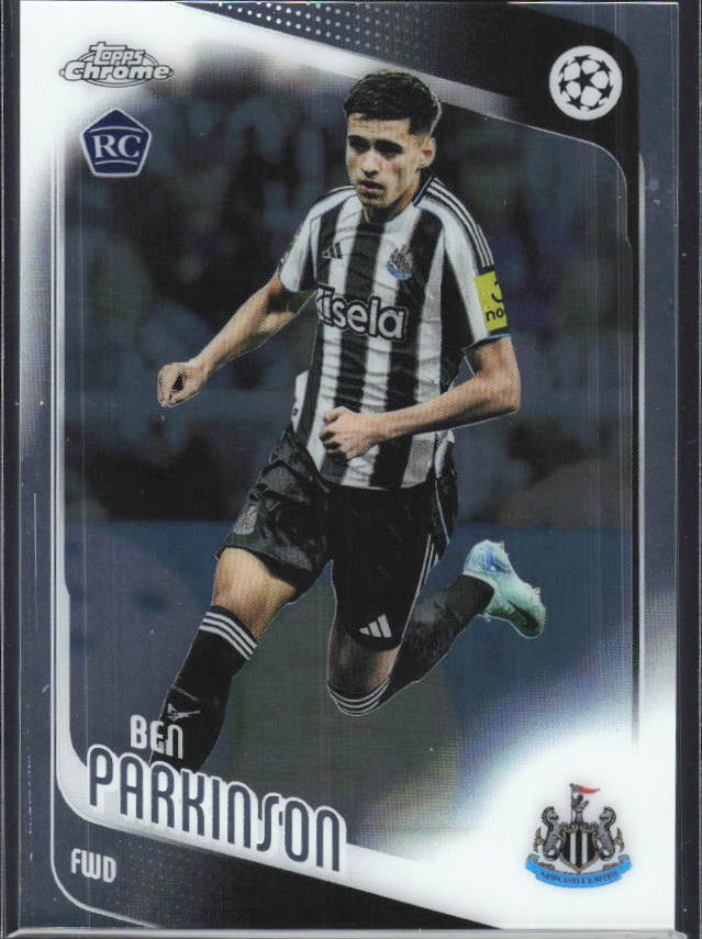 Ben Parkinson – 2025-26 Topps Chrome UEFA Club Competitions #125 – framsida