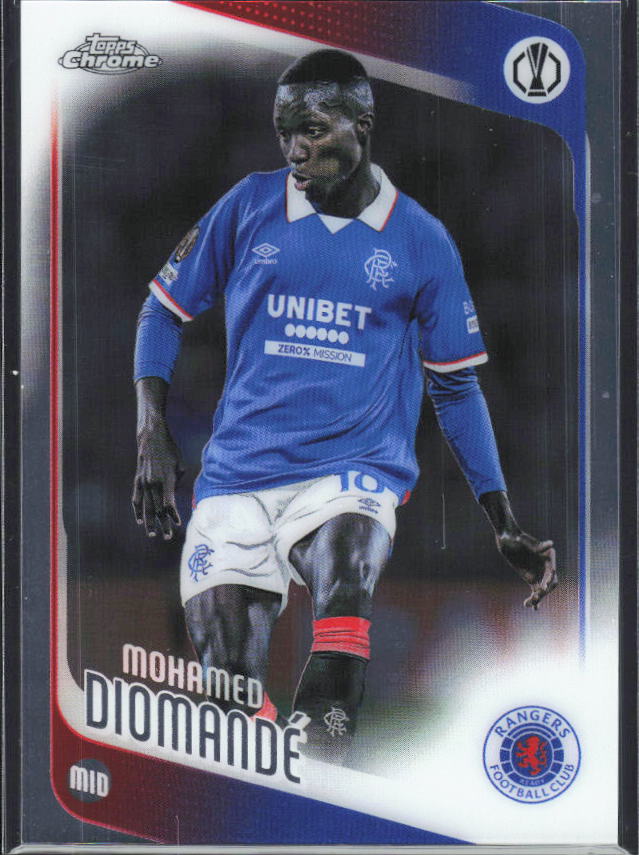 Mohamed Diomandé – 2025-26 Topps Chrome UEFA Club Competitions #45 – framsida