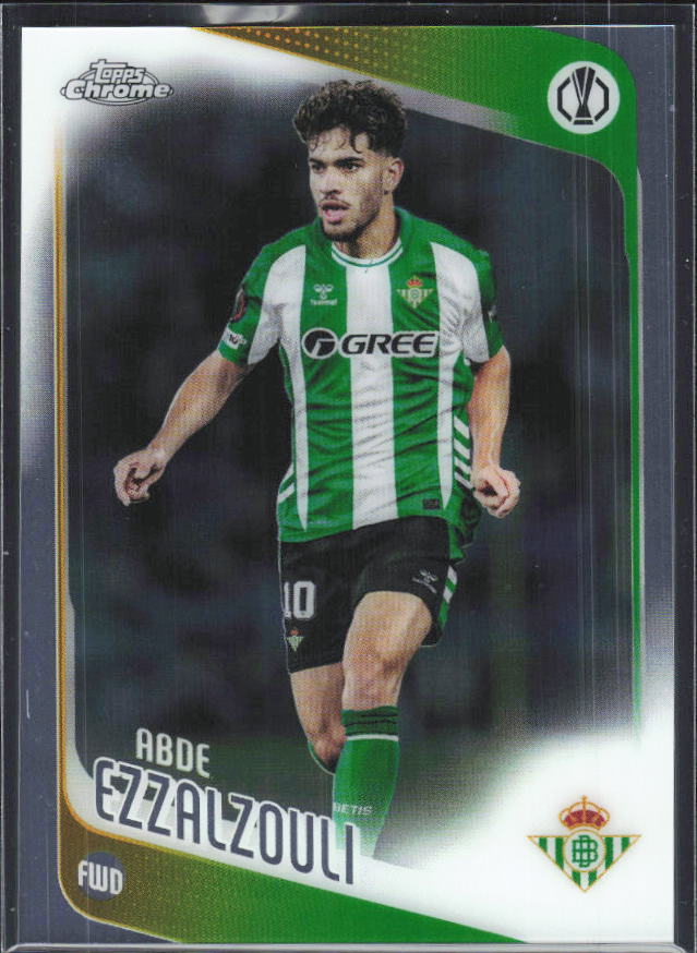 Abde Ezzalzouli – 2025-26 Topps Chrome UEFA Club Competitions #149 – framsida
