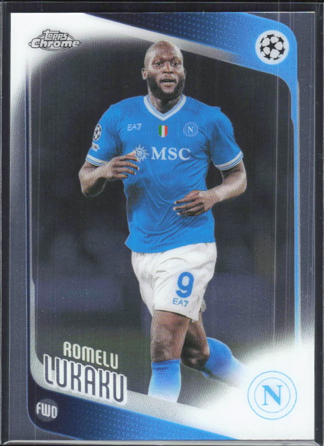 Romelu Lukaku – 2025-26 Topps Chrome UEFA Club Competitions #76 – framsida