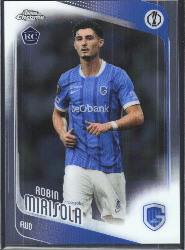 Robin Mirisola – 2025-26 Topps Chrome UEFA Club Competitions #26 – framsida