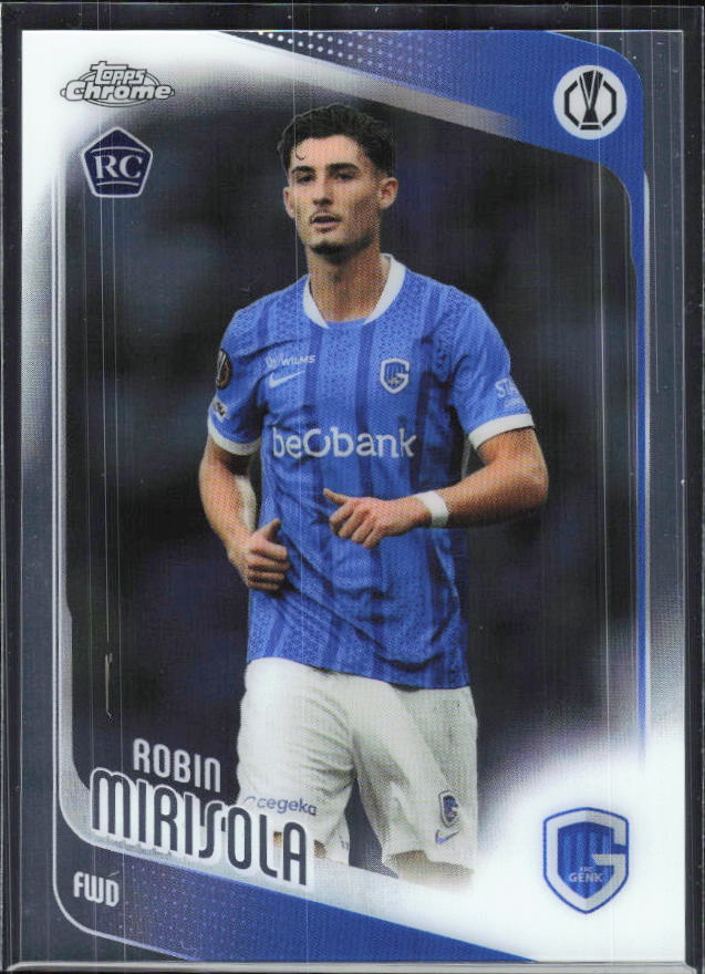 Robin Mirisola – 2025-26 Topps Chrome UEFA Club Competitions #26 – framsida