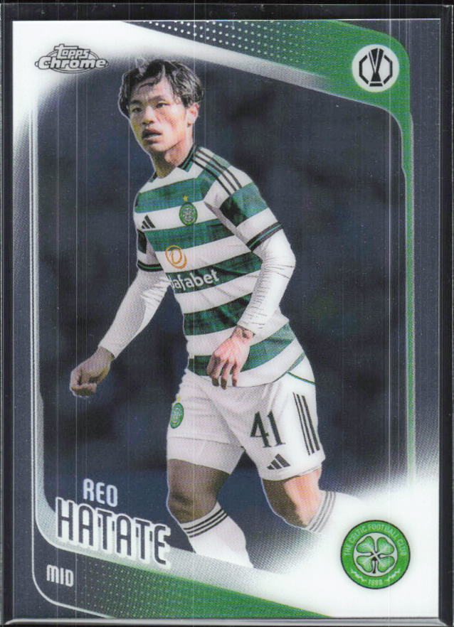 Reo Hatate – 2025-26 Topps Chrome UEFA Club Competitions #40 – framsida
