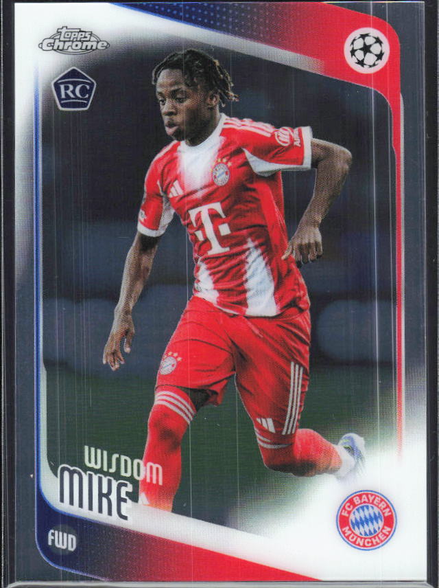 Wisdom Mike – 2025-26 Topps Chrome UEFA Club Competitions #88 – framsida