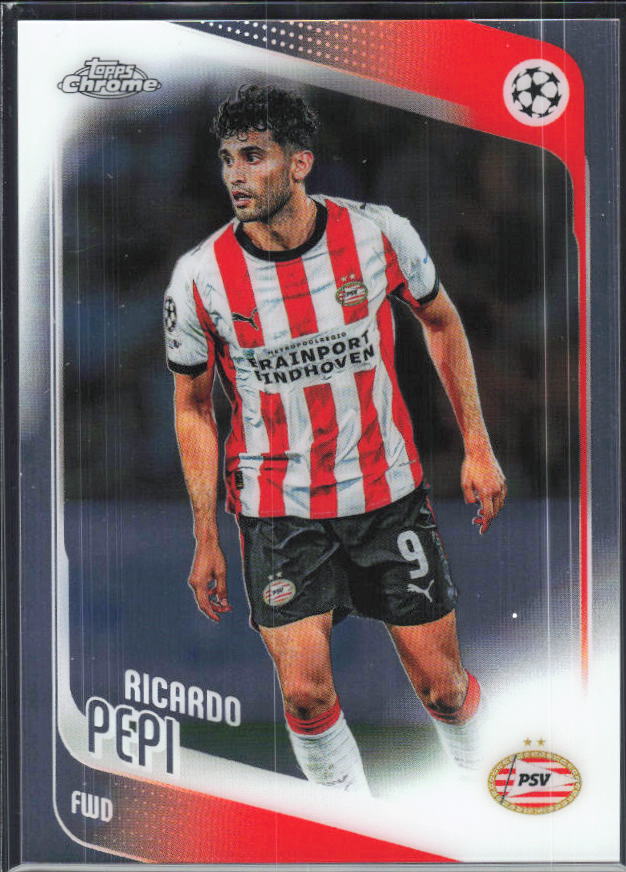 Ricardo Pepi – 2025-26 Topps Chrome UEFA Club Competitions #106 – framsida