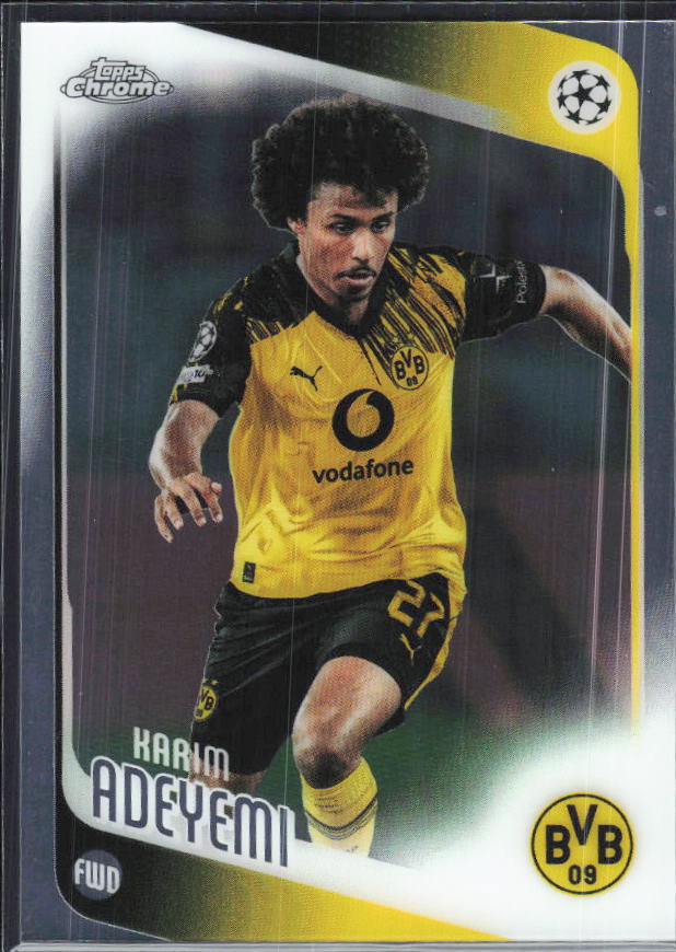 Karim Adeyemi – 2025-26 Topps Chrome UEFA Club Competitions #128 – framsida