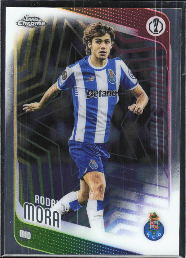 Rodrigo Mora – 2025-26 Topps Chrome UEFA Club Competitions #83 – framsida