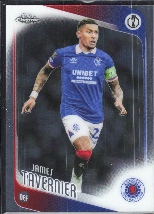 James Tavernier – 2025-26 Topps Chrome UEFA Club Competitions #188 – framsida
