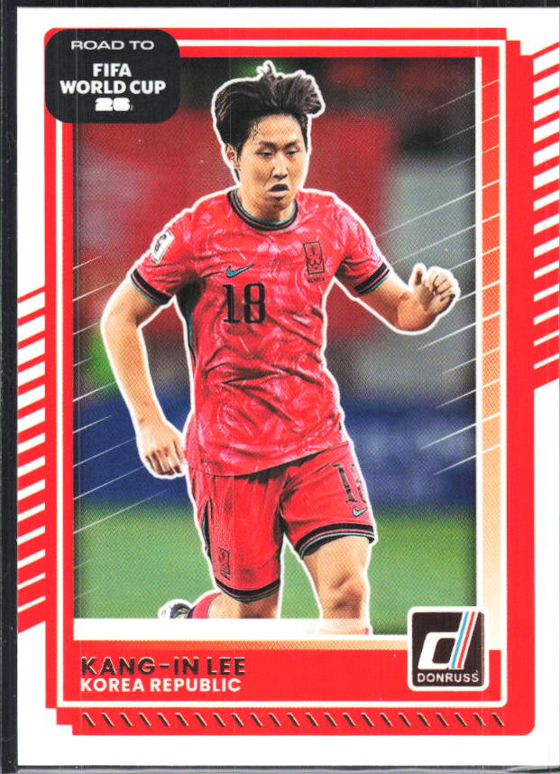 Kang-in Lee – 2025-26 Donruss Road to FIFA World Cup #104 – framsida