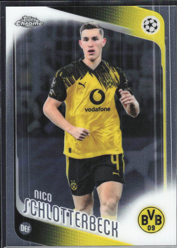 Nico Schlotterbeck – 2025-26 Topps Chrome UEFA Club Competitions #99 – framsida