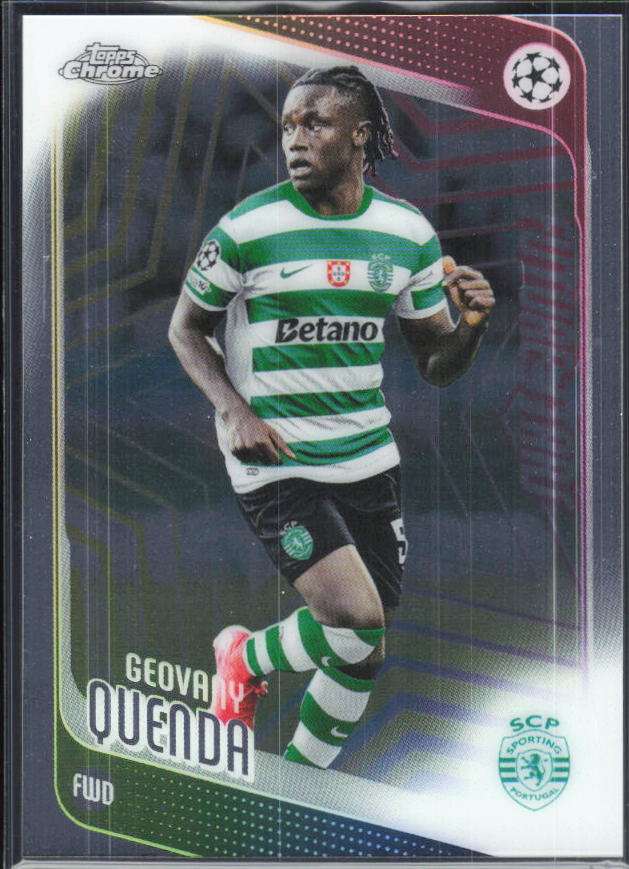 Geovany Quenda – 2025-26 Topps Chrome UEFA Club Competitions #95 – framsida