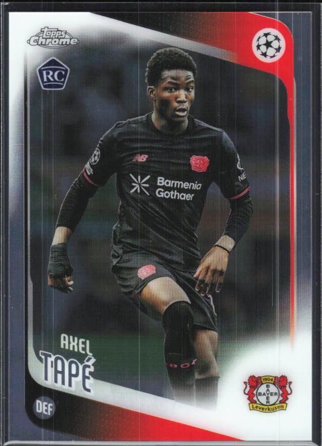Axel Tapé – 2025-26 Topps Chrome UEFA Club Competitions #9 – framsida