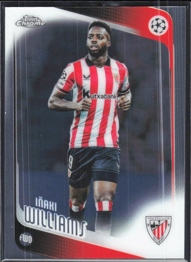 Iñaki Williams – 2025-26 Topps Chrome UEFA Club Competitions #20 – framsida