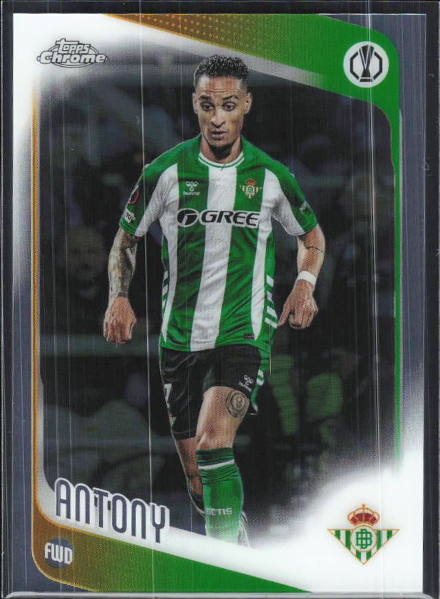 Antony – 2025-26 Topps Chrome UEFA Club Competitions #13 – framsida