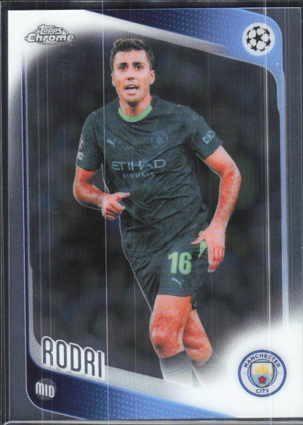 Rodri – 2025-26 Topps Chrome UEFA Club Competitions #171 – framsida