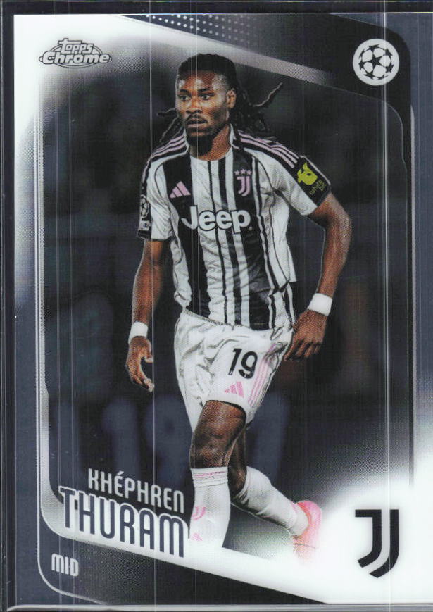 Khéphren Thuram – 2025-26 Topps Chrome UEFA Club Competitions #71 – framsida