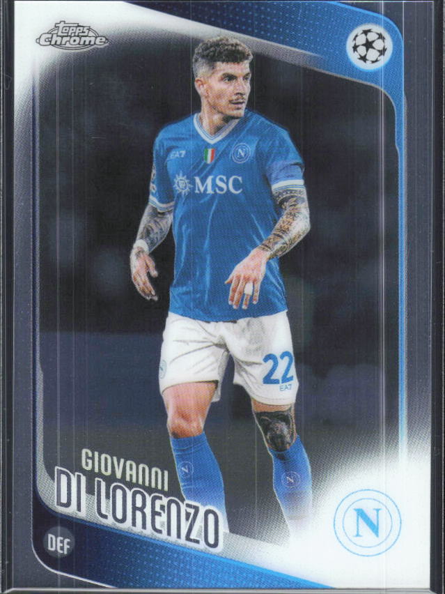 Giovanni Di Lorenzo – 2025-26 Topps Chrome UEFA Club Competitions #77 – framsida
