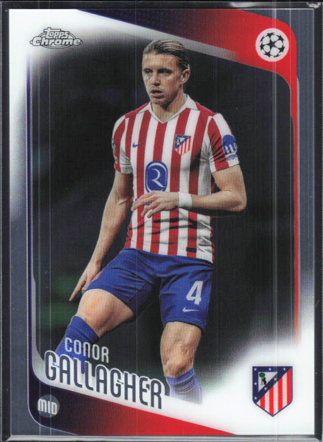 Conor Gallagher – 2025-26 Topps Chrome UEFA Club Competitions #189 – framsida