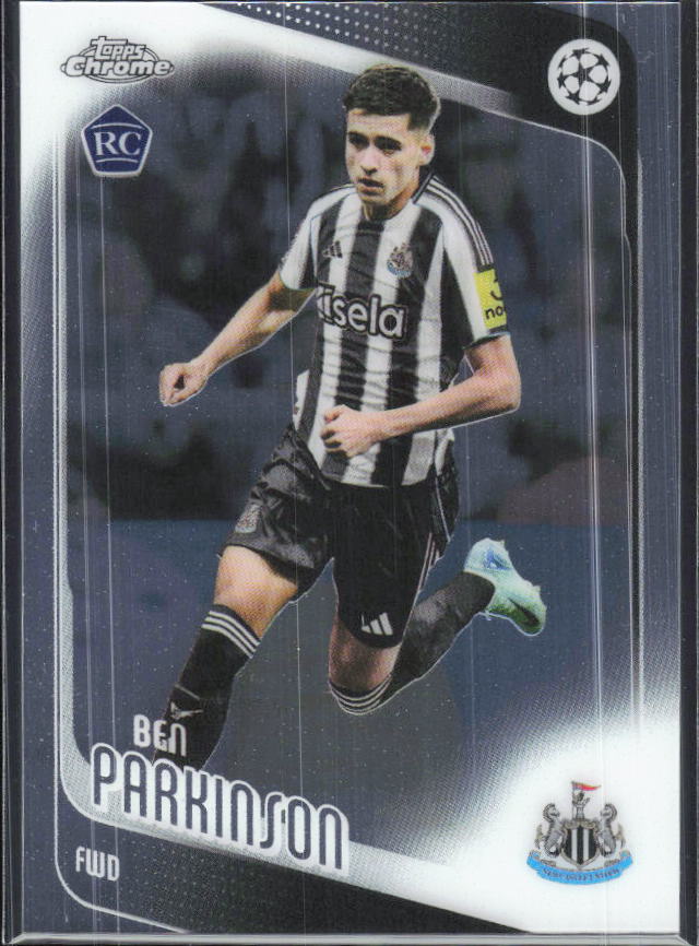 Ben Parkinson – 2025-26 Topps Chrome UEFA Club Competitions #125 – framsida