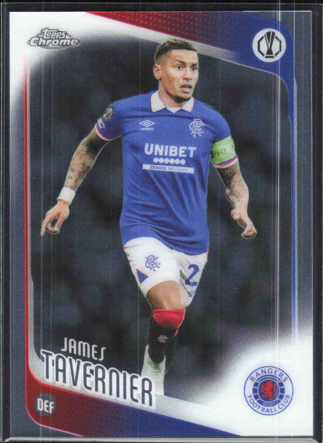 James Tavernier – 2025-26 Topps Chrome UEFA Club Competitions #188 – framsida