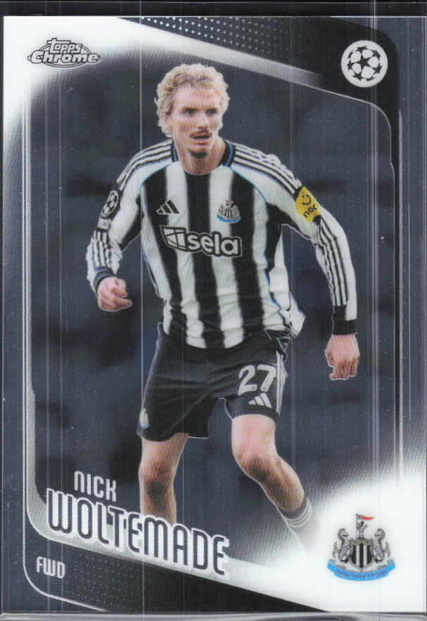 Nick Woltemade – 2025-26 Topps Chrome UEFA Club Competitions #68 – framsida