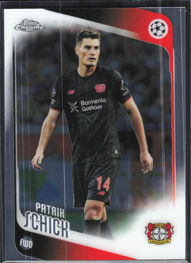 Patrik Schick – 2025-26 Topps Chrome UEFA Club Competitions #153 – framsida