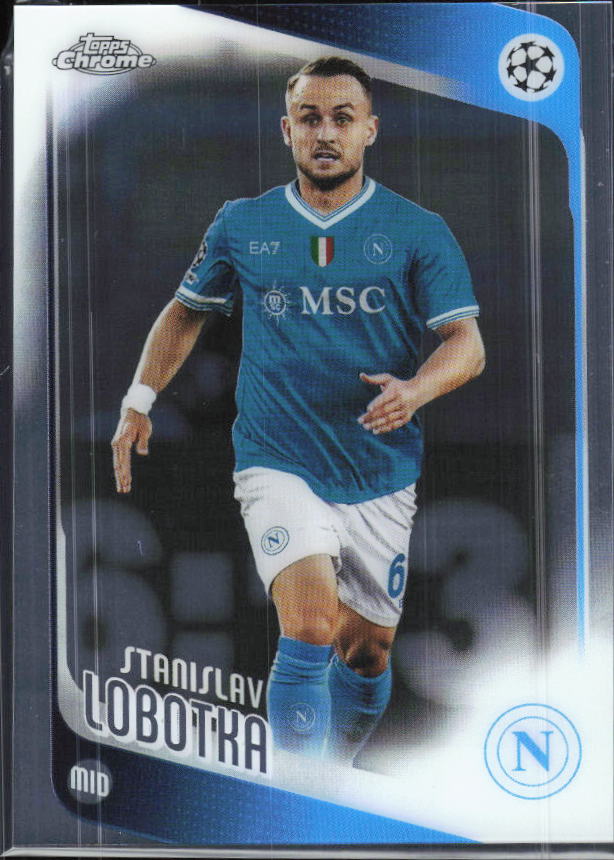 Stanislav Lobotka – 2025-26 Topps Chrome UEFA Club Competitions #11 – framsida