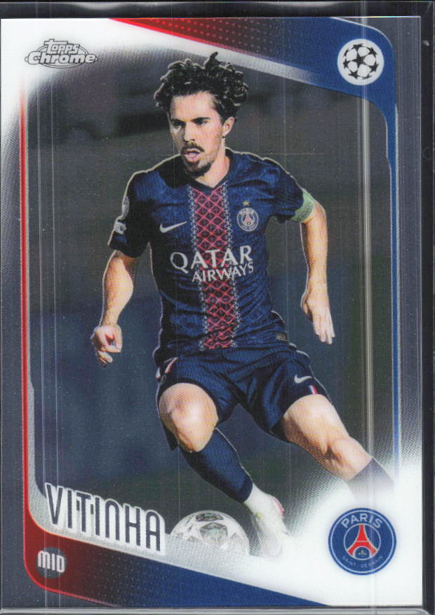Vitinha – 2025-26 Topps Chrome UEFA Club Competitions #46 – framsida