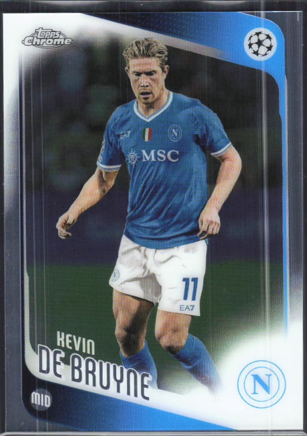 Kevin De Bruyne – 2025-26 Topps Chrome UEFA Club Competitions #200 – framsida