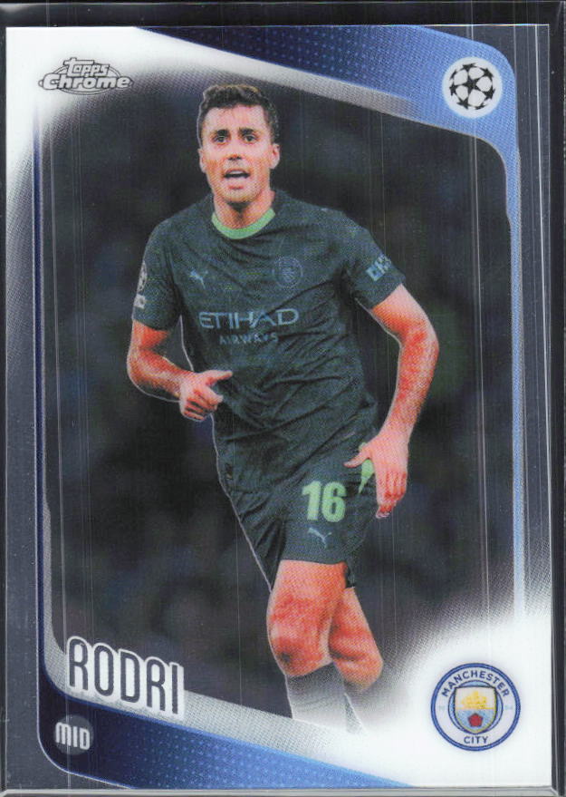 Rodri – 2025-26 Topps Chrome UEFA Club Competitions #171 – framsida