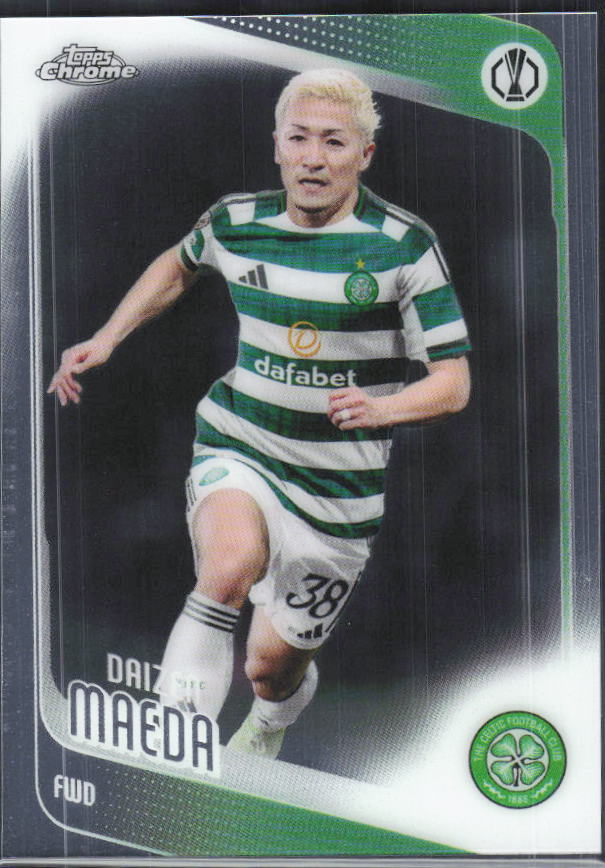 Daizen Maeda – 2025-26 Topps Chrome UEFA Club Competitions #98 – framsida