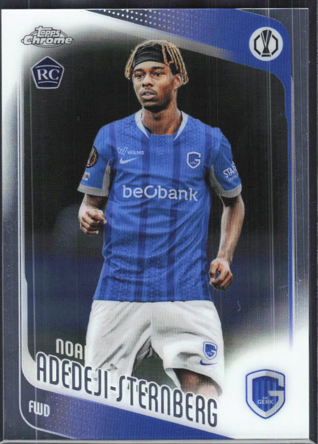 Noah Adedeji-Sternberg – 2025-26 Topps Chrome UEFA Club Competitions #122 – framsida