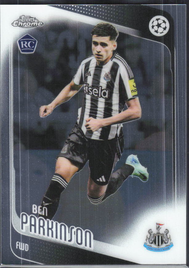 Ben Parkinson – 2025-26 Topps Chrome UEFA Club Competitions #125 – framsida